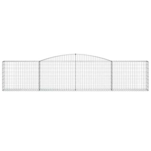 Lučne gabionske košare 3 kom 400x30x80/100 cm pocinčano željezo - 400 x 30 x 80/100 cm 3 Cijena