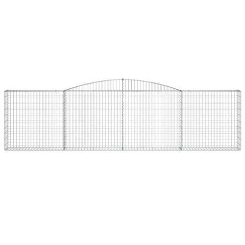 Lučne gabionske košare 2 kom 400x30x100/120cm pocinčano željezo - 400 x 30 x 100/120 cm 2 Cijena