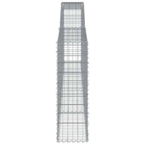 Lučne gabionske košare 2 kom 400x30x100/120cm pocinčano željezo - 400 x 30 x 100/120 cm 2 Cijena