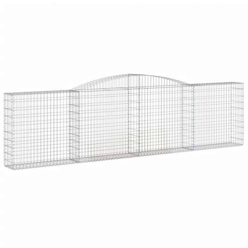 Lučne gabionske košare 5 kom 400x30x100/120cm pocinčano željezo - 400 x 30 x 100/120 cm 5 Cijena