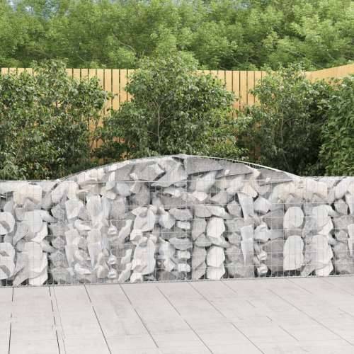 Lučne gabionske košare 7 kom 400x30x100/120cm pocinčano željezo - 400 x 30 x 100/120 cm 7 Cijena