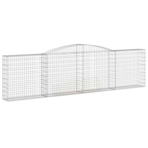 Lučne gabionske košare 7 kom 400x30x100/120cm pocinčano željezo - 400 x 30 x 100/120 cm 7 Cijena