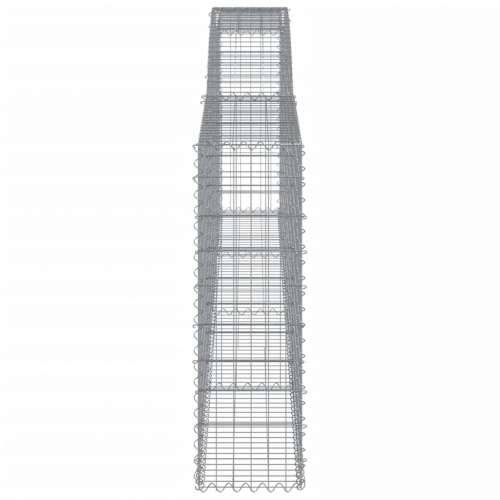 Lučne gabionske košare 7 kom 400x30x100/120cm pocinčano željezo - 400 x 30 x 100/120 cm 7 Cijena