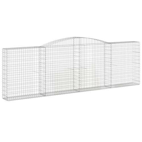Lučne gabionske košare 7 kom 400x30x120/140cm pocinčano željezo - 400 x 30 x 120/140 cm 7 Cijena