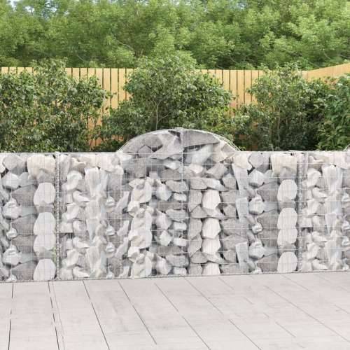 Lučne gabionske košare 2 kom 200x30x100/120cm pocinčano željezo - 200 x 30 x 100/120 cm 2 Cijena