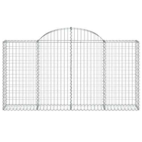 Lučne gabionske košare 2 kom 200x30x100/120cm pocinčano željezo - 200 x 30 x 100/120 cm 2 Cijena
