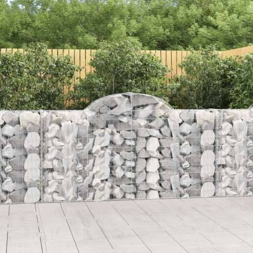 Lučne gabionske košare 9 kom 200x30x100/120cm pocinčano željezo - 200 x 30 x 100/120 cm 9 Cijena