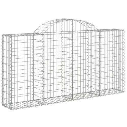 Lučne gabionske košare 9 kom 200x30x100/120cm pocinčano željezo - 200 x 30 x 100/120 cm 9 Cijena
