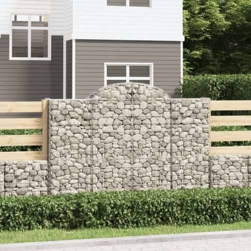 Lučne gabionske košare 5 kom 200x30x40/60 cm pocinčano željezo - 200 x 30 x 140/160 cm 5 Cijena