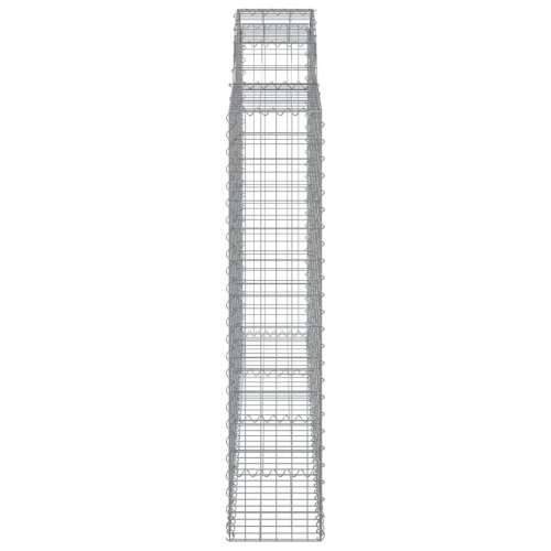 Lučne gabionske košare 5 kom 200x30x40/60 cm pocinčano željezo - 200 x 30 x 140/160 cm 5 Cijena