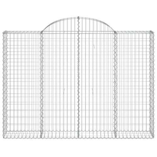 Lučne gabionske košare 9 kom 200x30x40/60 cm pocinčano željezo - 200 x 30 x 140/160 cm 9 Cijena