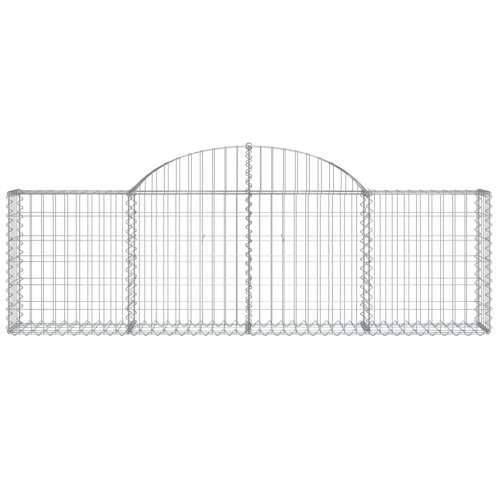 Lučne gabionske košare 10 kom 200x30x60/80 cm pocinčano željezo - 200 x 30 x 60/80 cm 10 Cijena