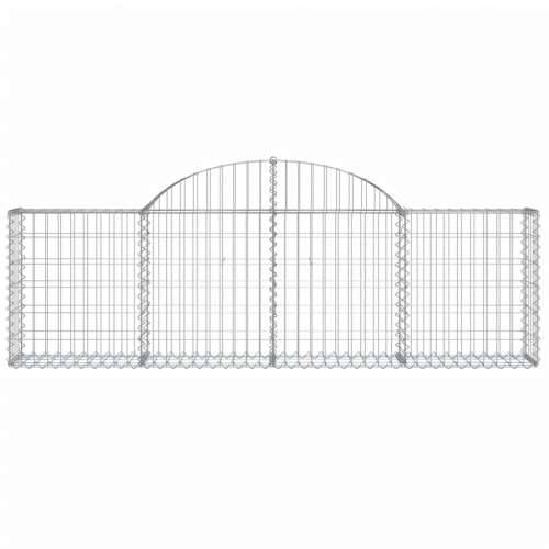 Lučne gabionske košare 5 kom 200x30x60/80 cm pocinčano željezo - 200 x 30 x 60/80 cm 5 Cijena