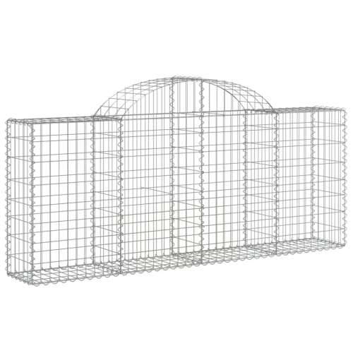 Lučne gabionske košare 3 kom 200x30x80/100 cm pocinčano željezo - 200 x 30 x 80/100 cm 3 Cijena