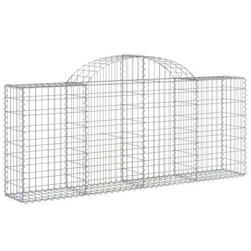 Lučne gabionske košare 6 kom 200x30x80/100 cm pocinčano željezo - 200 x 30 x 80/100 cm 6 Cijena