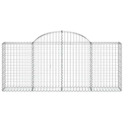 Lučne gabionske košare 6 kom 200x30x80/100 cm pocinčano željezo - 200 x 30 x 80/100 cm 6 Cijena