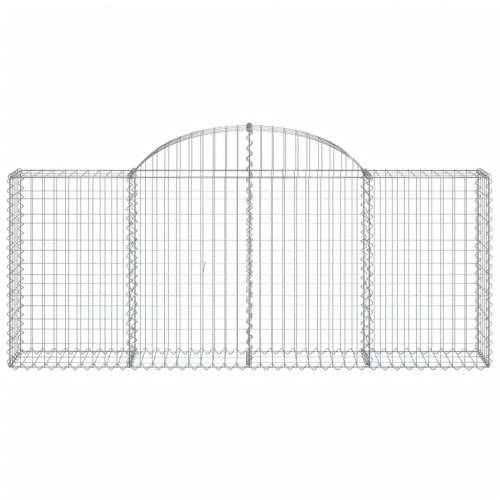 Lučne gabionske košare 7 kom 200x30x80/100 cm pocinčano željezo - 200 x 30 x 80/100 cm 7 Cijena