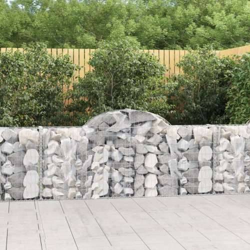 Lučne gabionske košare 10 kom 200x30x80/100cm pocinčano željezo - 200 x 30 x 80/100 cm 10 Cijena