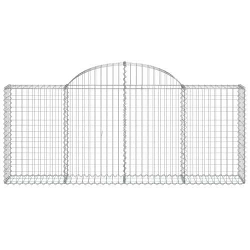 Lučne gabionske košare 10 kom 200x30x80/100cm pocinčano željezo - 200 x 30 x 80/100 cm 10 Cijena