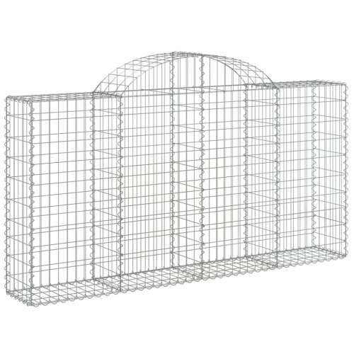 Lučne gabionske košare 3 kom 200x30x100/120cm pocinčano željezo - 200 x 30 x 100/120 cm 3 Cijena
