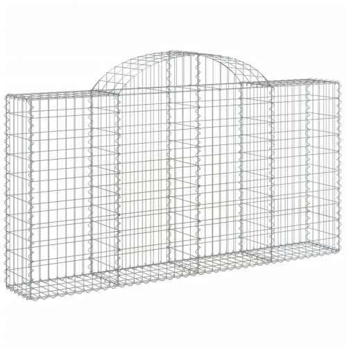 Lučne gabionske košare 20kom 200x30x100/120cm pocinčano željezo - 200 x 30 x 100/120 cm 20 Cijena