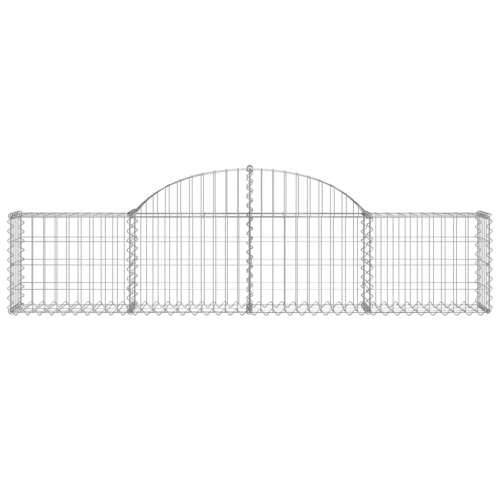 Lučne gabionske košare 7 kom 200x30x40/60 cm pocinčano željezo - 200 x 30 x 40/60 cm 7 Cijena
