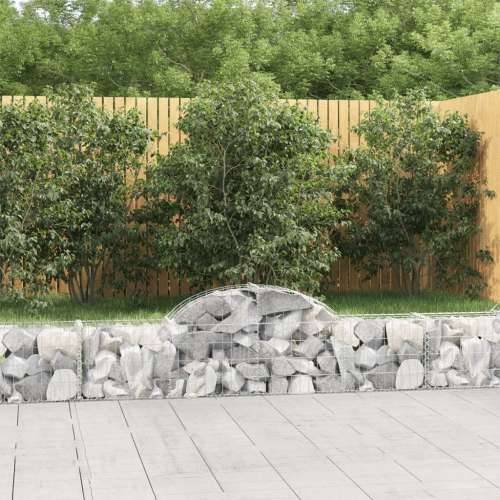 Lučne gabionske košare 8 kom 200x30x40/60 cm pocinčano željezo - 200 x 30 x 40/60 cm 8 Cijena