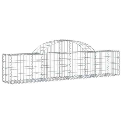 Lučne gabionske košare 9 kom 200x30x40/60 cm pocinčano željezo - 200 x 30 x 40/60 cm 9 Cijena
