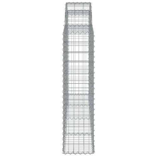 Lučne gabionske košare 5 kom 200x30x120/140cm pocinčano željezo 200 x 30 x 120/140 cm 5 Cijena