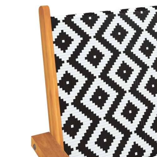 Vrtna garnitura - 5-dijelni vrtni blagovaonski set od masivnog bagremovog drva - Dužina stola 85 cm 4 Cijena
