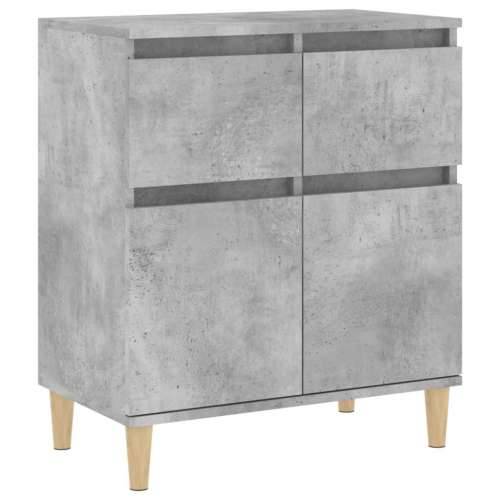 Komoda siva boja betona 60x35x70 cm od konstruiranog drva - Beton siva 1 Cijena