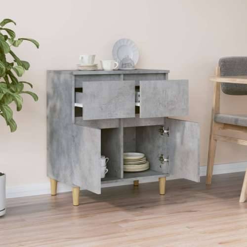 Komoda siva boja betona 60x35x70 cm od konstruiranog drva - Beton siva 1 Cijena