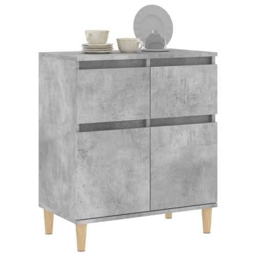 Komoda siva boja betona 60x35x70 cm od konstruiranog drva - Beton siva 1 Cijena