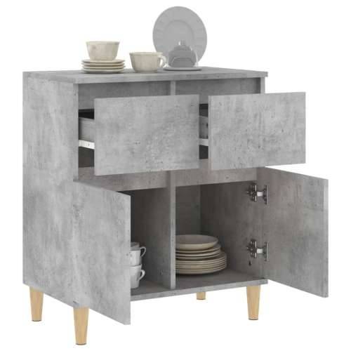 Komoda siva boja betona 60x35x70 cm od konstruiranog drva - Beton siva 1 Cijena