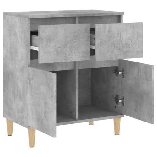 Komoda siva boja betona 60x35x70 cm od konstruiranog drva - Beton siva 1 Cijena