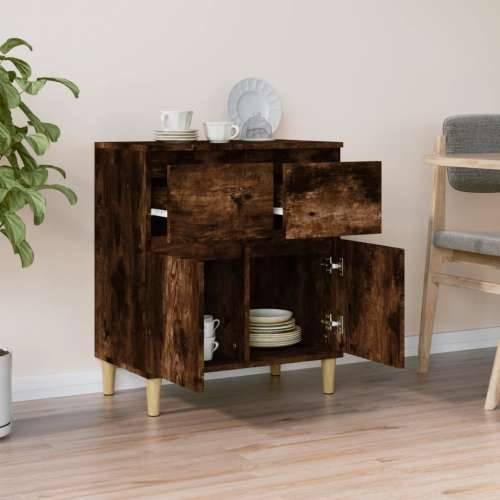Komoda boja dimljenog hrasta 60 x 35 x 70 cm konstruirano drvo - Dimljeni hrast 1 Cijena