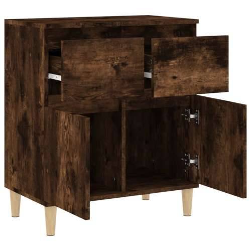 Komoda boja dimljenog hrasta 60 x 35 x 70 cm konstruirano drvo - Dimljeni hrast 1 Cijena