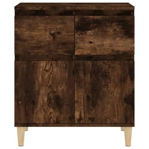 Komoda boja dimljenog hrasta 60 x 35 x 70 cm konstruirano drvo - Dimljeni hrast 1 Cijena