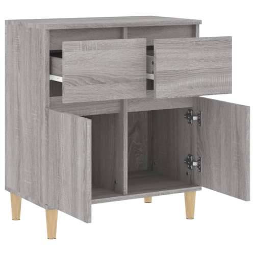 Komoda sivog hrasta sonome 60x35x70 cm od konstruiranog drva - Sivi hrast sonoma 1 Cijena