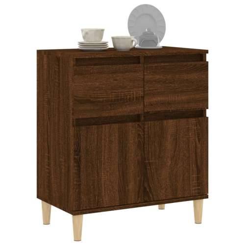 Komoda boja smeđeg hrasta 60 x 35 x 70 cm konstruirano drvo - Smeđi hrast 1 Cijena