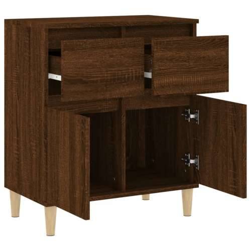 Komoda boja smeđeg hrasta 60 x 35 x 70 cm konstruirano drvo - Smeđi hrast 1 Cijena