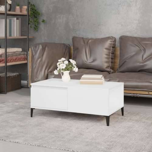 Stolić za kavu bijeli 90 x 50 x 36,5 cm od konstruiranog drva - Bijela 1 Cijena