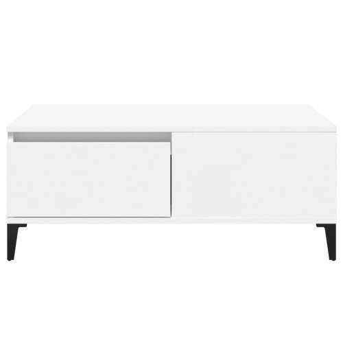 Stolić za kavu bijeli 90 x 50 x 36,5 cm od konstruiranog drva - Bijela 1 Cijena