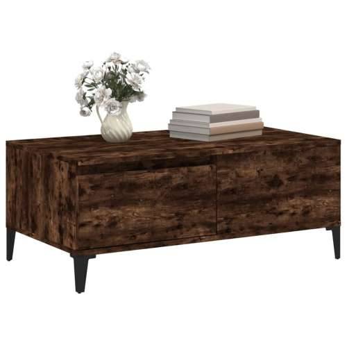 Stolić za kavu boja hrasta 90x50x36,5 cm konstruirano drvo - Dimljeni hrast 1 Cijena