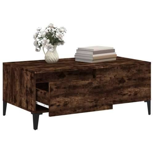 Stolić za kavu boja hrasta 90x50x36,5 cm konstruirano drvo - Dimljeni hrast 1 Cijena
