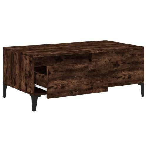 Stolić za kavu boja hrasta 90x50x36,5 cm konstruirano drvo - Dimljeni hrast 1 Cijena