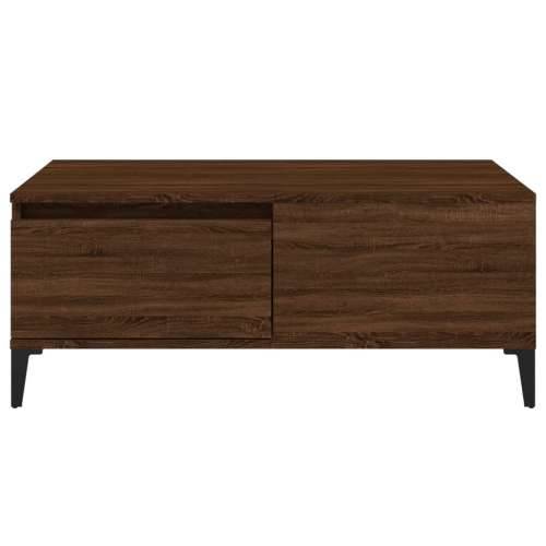 Stolić za kavu smeđa boja hrasta 90x50x36,5cm konstruirano drvo - Smeđi hrast 1 Cijena