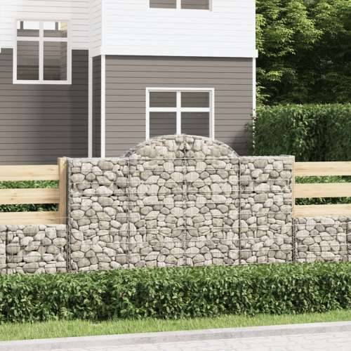 Lučne gabionske košare 11kom 200x30x120/140cm pocinčano željezo 200 x 30 x 120/140 cm 11 Cijena