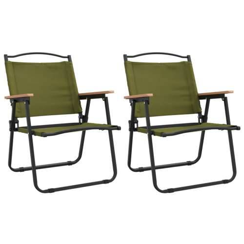 Stolice za kampiranje 2 kom zelene 54x55x78 cm tkanina Oxford - Zelena 54 x 55 x 78 cm 2 Cijena
