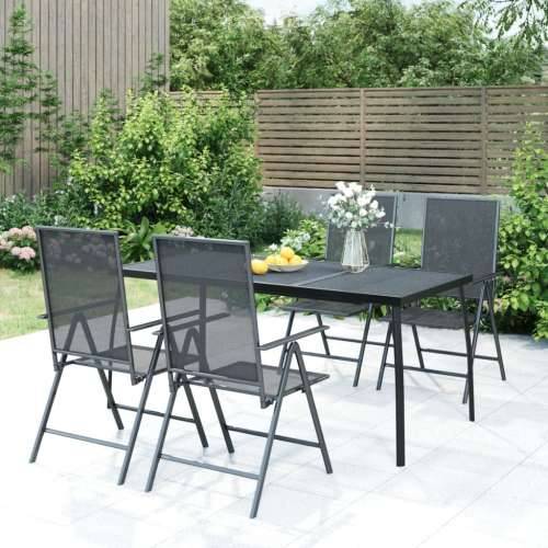Vrtni stol antracit 165 x 80 x 72 cm od čelične mreže - 165 x 80 x 72 cm 1 Cijena